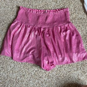 Impeccable Pig Pink Sparkly Shorts